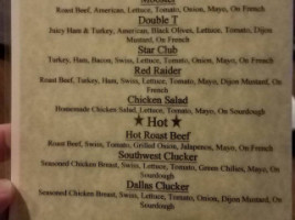 Star Beau's menu