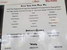 Pirate's Pizza And Wings menu