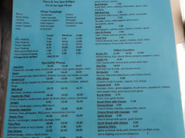 Vinee's Pizza menu