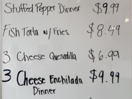 Taquería Los Rosales menu