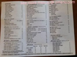 Tiano's menu