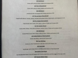 Jojos Shack Llc menu