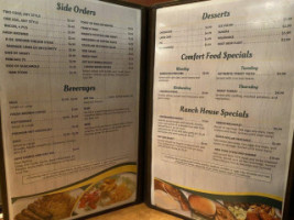 Ranch House menu