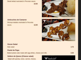 Vica Latin Signature- Former Cazador Grill menu