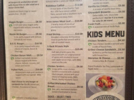 Ozark Tavern menu