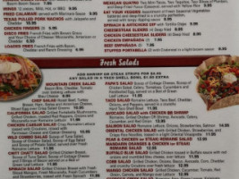 Angelo's Franklin Diner menu