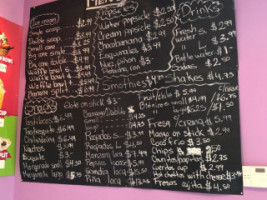 La Michoacana Ice Cream University menu