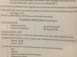 La Fonda Del Sol Catering menu