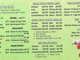 Chosen Wok Asian Cuisine menu