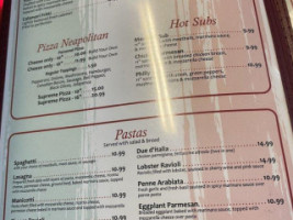 Roma's Italian menu