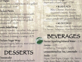 Leisure Life Resort Trailside menu