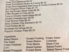 County Line Cafe menu