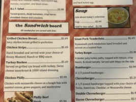 Karla's Downhome Diner menu