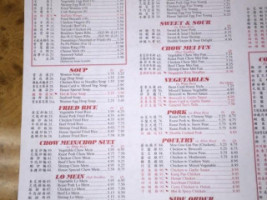 Big Bowl Inc menu