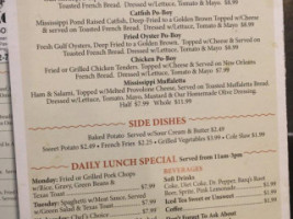 The Cornerstone menu