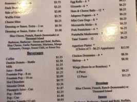 The Last Hurrah And Grill menu