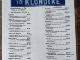 Klondike menu