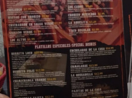 El Dorado Mexican Street Tacos menu