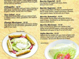 Pueblo Viejo Mexican Grill menu