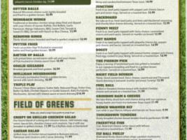 30 Yard Line menu