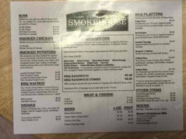 Woodshed menu