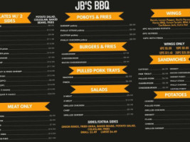 J B's Bbq menu