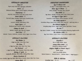 B-52 Roadhouse And Lanes menu