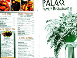 The Palace Grill menu