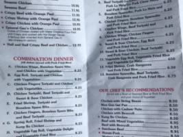 New Century menu