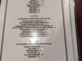 Hurricane Hole menu