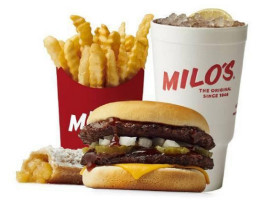 Milo's Hamburgers food