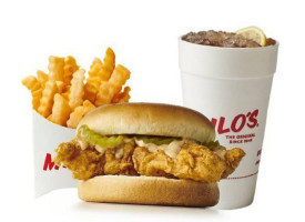 Milo's Hamburgers food