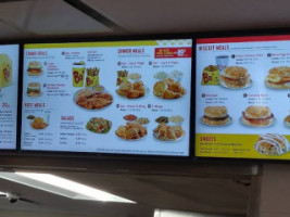 Bojangles menu