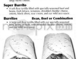 Taco John's menu