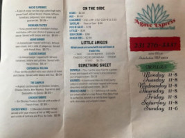 Mimi's Taqueria menu