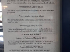 Smokin' Jack's -b-q menu