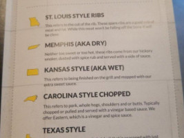 Black Hog Bbq menu