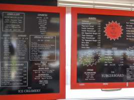 Burgerboard menu