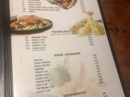 Kobe Sushi Hibachi Steakhouse menu