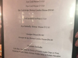 Quitting Time Pub And Grill menu