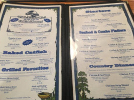 David Beard's Catfish King menu