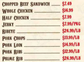 Coopers Bbq Mail Order Online menu