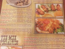 Patron Grill menu