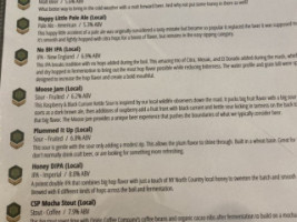 Hex And Hop Brewing menu