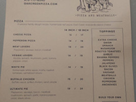 Franciosi Brothers Pizza Meatballs menu