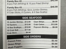 Captain Joe Crab And Seafood menu