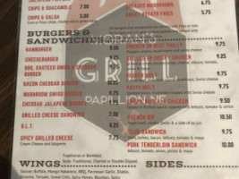 Moran's Grill menu