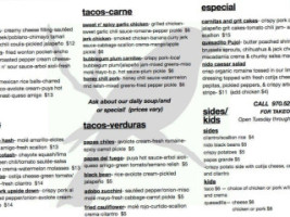 Nido menu