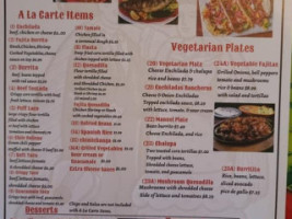 Rio Grande Grill menu