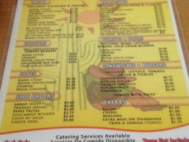 El Comal Tacos menu